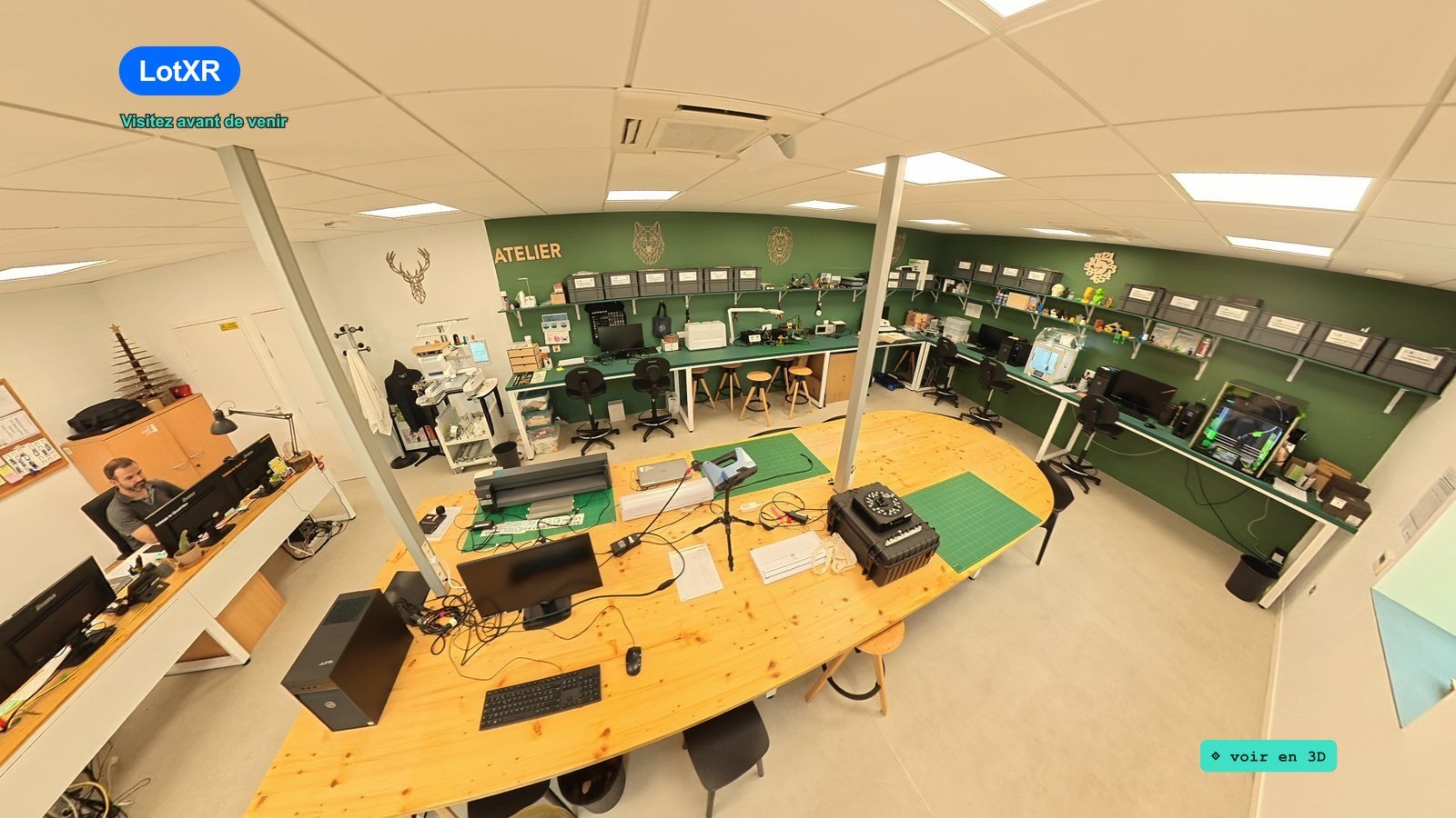 Fablab de Saint-cére — visite virtuelle 3D